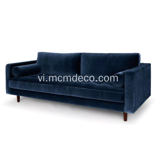 Sven Cascadia Luca Velvet Tái sản xuất Sofa